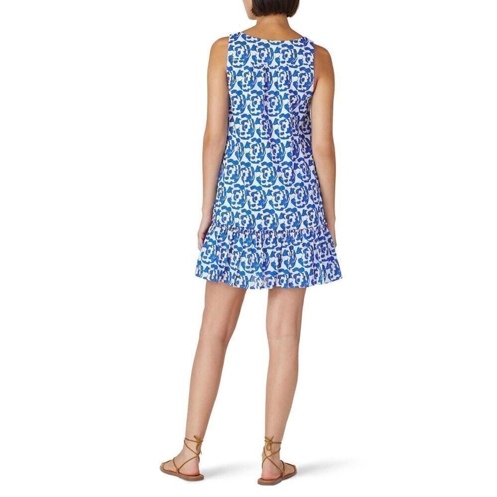 Thakoon x RTR Blue Printed Ruffle Dress ❤️‍🩹 - Picture 2 of 9